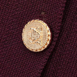 Malina | Sweter zapinany na ozdobne guziki