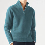 Tomasz | Męski sweter z zamkiem błyskawicznym