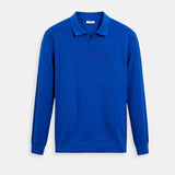 Łukasz | Polo męskie z dzianiny – minimalistyczna elegancja