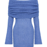 Velina | Przezroczysta sukienka mini off-shoulder