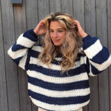 Noémie | Sweter w paski o luźnym kroju