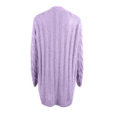 Roksana | Damski sweter z dzianiny z dekoltem w serek