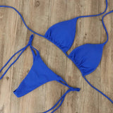 Celunara | Lśniące bikini w złotym odcieniu z eleganckim wykończeniem