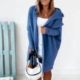 Liwia | Oversize bluza damska z kapturem i zamkiem błyskawicznym