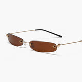 Elunara | Bezramkowe okulary przeciwsłoneczne w minimalistycznym stylu