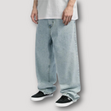 Karol | Baggy jeansy skate z szerokimi nogawkami