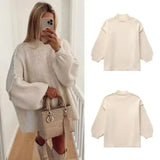 Jana | Przytulny oversize’owy sweter na jesień – miękki, ciepły i stylowy do codziennych stylizacji