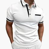 Ignacy | Męska koszulka polo Modern Fit z kontrastowymi detalami – Stylowy strój na co dzień i na wolny czas
