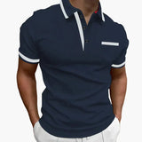 Ignacy | Męska koszulka polo Modern Fit z kontrastowymi detalami – Stylowy strój na co dzień i na wolny czas